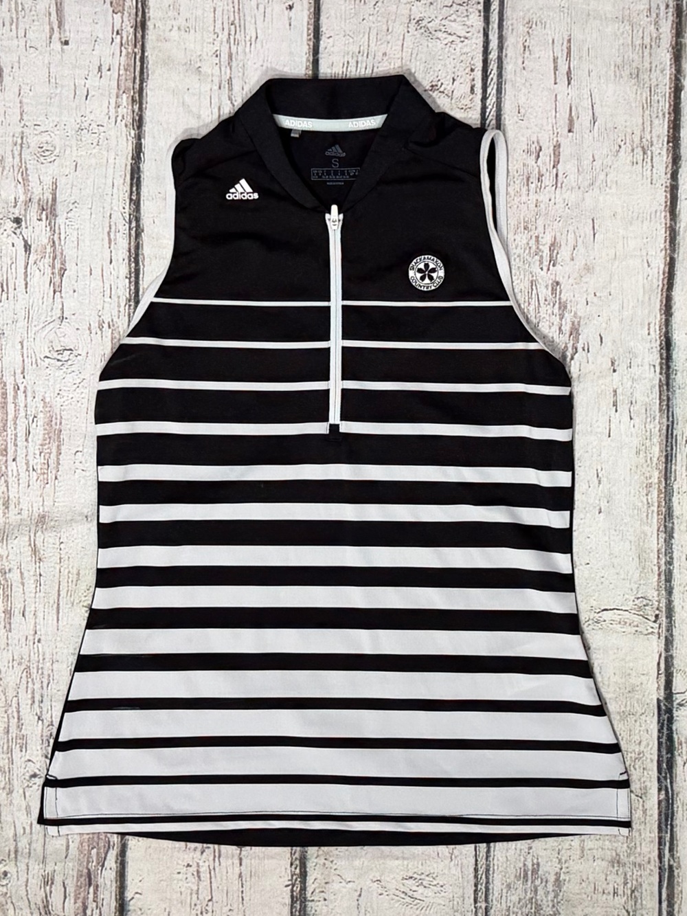Shackamaxon Country Club Adidas Sleeveless Golf Shirt Women's